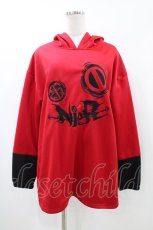 画像1: NieR Clothing / 長袖プルパーカー F 赤 H-26-05-04-060-PU-TO-KB-ZH (1)