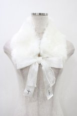 画像1: MR corset / ファー付け襟  白 H-26-05-04-022-PU-ZA-AK-ZH (1)