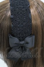 画像3: m petit by misako / TT*AMレースカチューシャ  ブラック H-26-05-05-1004-LO-AC-NS-ZH (3)
