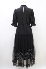 画像2: Lovely Tency / 眞白ありす/チュールワンピース L ブラック H-26-05-05-1040-GO-OP-NS-ZH (2)