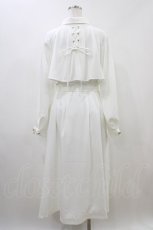 画像2: axes femme / 後レースアップトレンチコート Free 白 H-26-05-05-1041-AX-CO-NS-ZH (2)