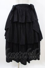 画像1: axes femme kawaii / コットンレーススカート M ブラック H-26-05-05-1046-AX-SK-NS-ZH (1)