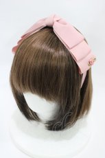画像1: m petit by misako / NINA's/AM*NIリボンカチューシャ  ピンク H-26-05-05-1006-LO-AC-NS-ZH (1)