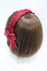 画像2: m petit by misako / AMPLリボンカチューシャ  レッド H-26-05-05-1008-LO-AC-NS-ZH (2)