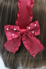 画像3: m petit by misako / AMPLリボンカチューシャ  レッド H-26-05-05-1008-LO-AC-NS-ZH (3)