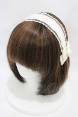 画像1: m petit by misako / AM*NIヘッドドレスA  生成り H-26-05-05-1009-LO-AC-NS-ZH (1)