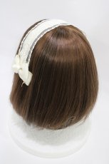 画像2: m petit by misako / AM*NIヘッドドレスA  生成り H-26-05-05-1009-LO-AC-NS-ZH (2)