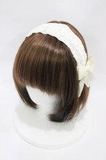 画像1: m petit by misako / TT*AMレースカチューシャ  オフ H-26-05-05-1002-LO-AC-NS-ZH (1)