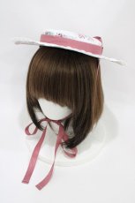 画像1: Kurumi Collaboration / 花柄ヘッドドレス  白 H-26-05-05-1011-GO-AC-NS-ZH (1)