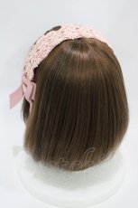 画像2: m petit by misako / TT*AMレースカチューシャ  ピンク H-26-05-05-1003-LO-AC-NS-ZH (2)