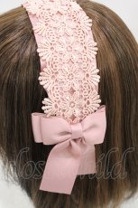 画像3: m petit by misako / TT*AMレースカチューシャ  ピンク H-26-05-05-1003-LO-AC-NS-ZH (3)