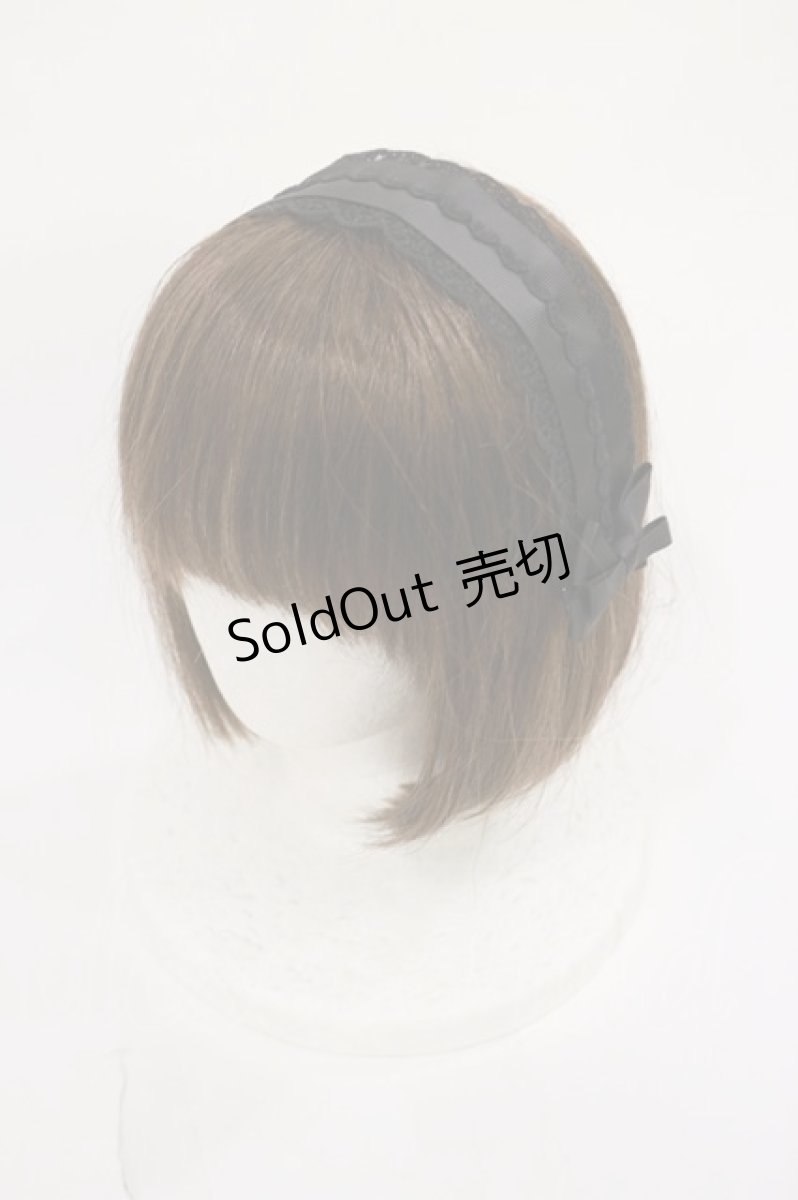 画像1: m petit by misako / TT*AMヘッドドレス  ブラック H-26-05-05-035-LO-AC-NS-ZH (1)
