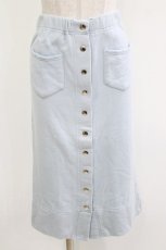 画像1: Katie / NEW SCHOOL skirt S サックス H-26-05-06-036-LO-SK-KB-ZH (1)