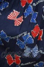 画像4: Jane Marple / Anniversary ribbonsティアードドレス  ネイビー H-26-05-06-004-JM-OP-KB-ZH (4)