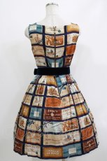 画像3: Jane Marple / ブリティッシュチョコレートバースクエアドレス M ネイビー H-26-05-06-005-JM-SK-AK-ZH (3)