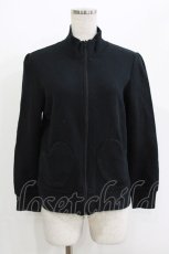 画像1: MILK / ハートポケットZIP UP  ブラック H-26-05-06-051-ML-TO-KB-ZH (1)