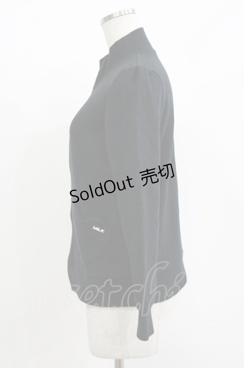 画像2: MILK / ハートポケットZIP UP  ブラック H-26-05-06-051-ML-TO-KB-ZH (2)