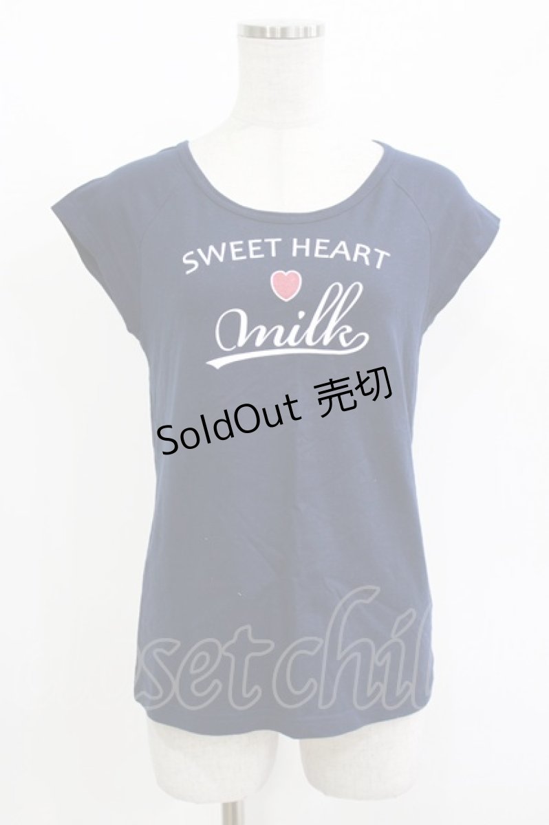 画像1: MILK / S.H.M.Tee  ネイビー H-26-05-06-053-ML-TO-KB-ZH (1)