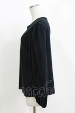 画像2: Jane Marple Dans Le Salon / Puffy sleeve pullover  ネイビー H-26-05-06-058-JM-TO-KB-ZH (2)