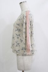 画像2: merry jenny / flowerワッフルtops  ピンクベージュ H-26-05-06-070-LO-TO-KB-ZH (2)