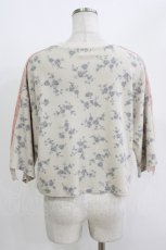 画像3: merry jenny / flowerワッフルtops  ピンクベージュ H-26-05-06-070-LO-TO-KB-ZH (3)