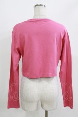 画像3: MILK / MILKショート L.S Tee  ディープピンク×ピンク H-26-05-06-071-ML-TO-KB-ZH (3)