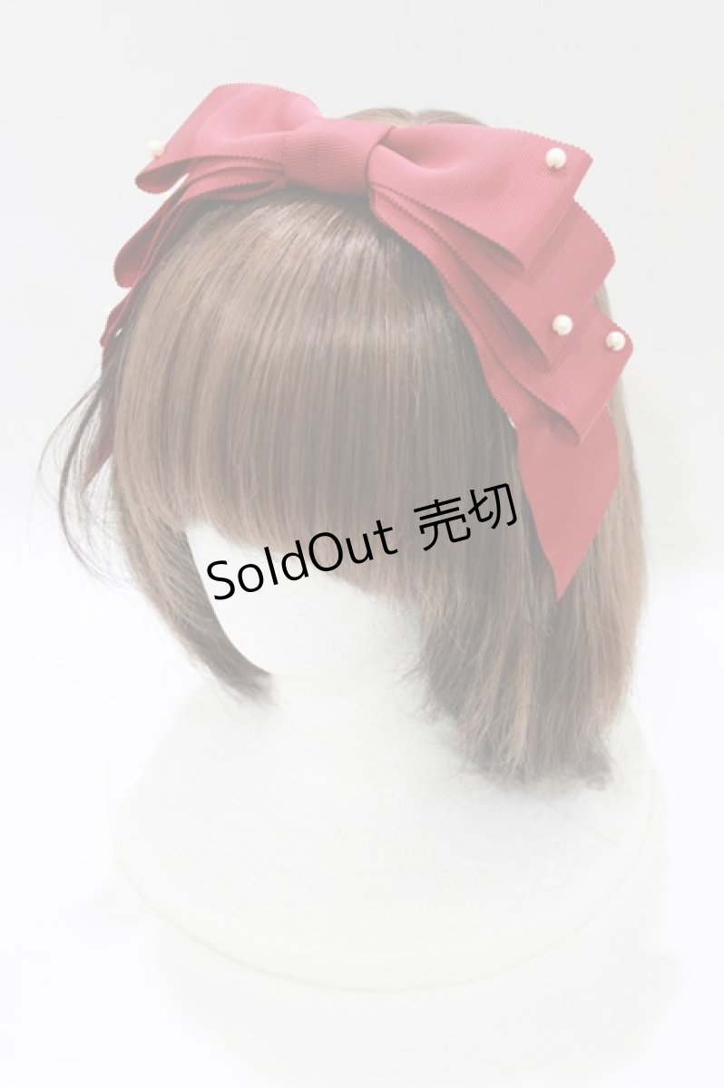 画像1: Melody BasKet / グログランリボンクリップ   H-26-05-06-078-LO-AC-AK-ZH (1)