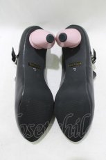 画像4: MILK / ハートヒールパンプス L ブラック H-26-05-06-080-ML-SH-KB-ZH (4)