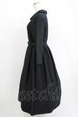 画像2: Jane Marple / Vintage quilt Colette dress  ブラック H-26-05-06-011-JM-OP-KB-ZH (2)