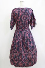 画像3: Jane Marple Dans Le Salon / Marie Antoinette drawstring sleeve dress Free ネイビー H-26-05-06-013-JM-OP-KB-ZH (3)