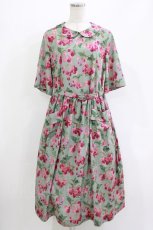 画像1: Jane Marple Dans Le Salon / Winter cherries day dress  ミント H-26-05-06-014-JM-OP-KB-ZH (1)