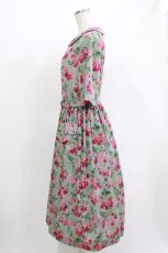 画像2: Jane Marple Dans Le Salon / Winter cherries day dress  ミント H-26-05-06-014-JM-OP-KB-ZH (2)