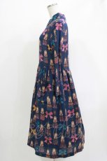 画像2: Jane Marple / Little tassel dollsのDayドレス M ブルーグレイ H-26-05-06-016-JM-OP-KB-ZH (2)