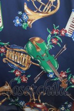画像4: Jane Marple / 楽器ストラップドレス  ネイビー H-26-05-06-002-JM-OP-KB-ZH (4)