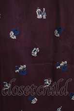 画像4: Jane Marple Dans Le Salon / Dance with rosesベルテッドドレス  ボルドー H-26-05-06-019-JM-OP-KB-ZH (4)