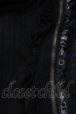 画像4: h.naoto Blood / レースアップZIPロングスカート  黒 H-26-05-06-025-HN-SK-AK-ZH (4)