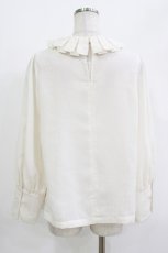 画像2: Maison de minette / tuck collar blouse M アイボリー H-26-05-07-046-LO-BL-NS-ZH (2)