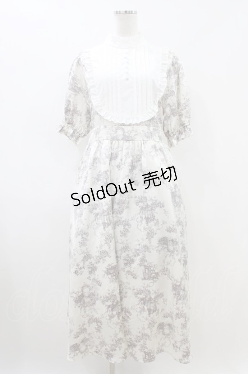 画像1: m petit by misako / トワルドジュイワンピース L オフ H-26-05-07-1054-LO-OP-NS-ZH (1)