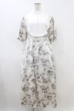 画像1: m petit by misako / トワルドジュイワンピース L オフ H-26-05-07-1054-LO-OP-NS-ZH (1)