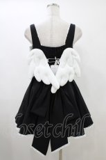 画像2: CATCOCOON（海外ロリータブランド） / Little Cupid ジャンパースカート S ブラック H-26-05-07-1056-PU-OP-NS-ZH (2)