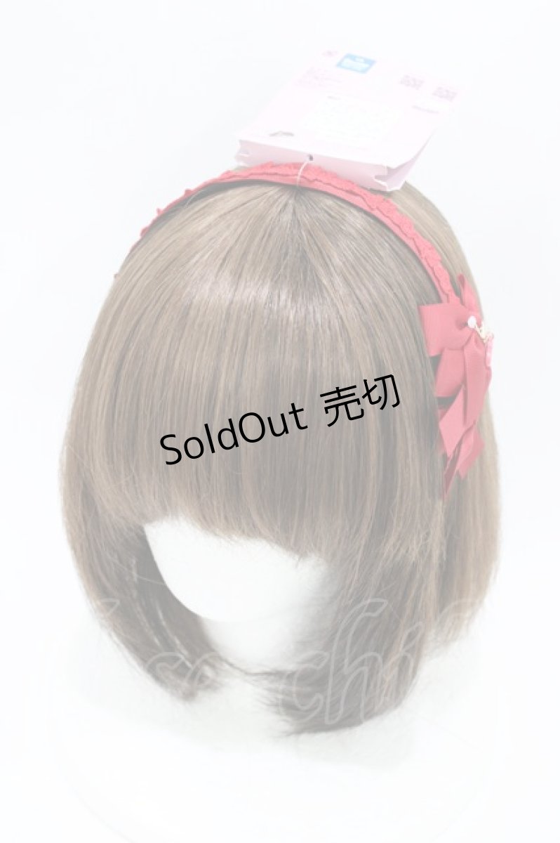 画像1: m petit by misako / AMハローキティ/カチューシャ  レッド H-26-05-07-1008-LO-AC-NS-ZH (1)