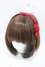 画像1: m petit by misako / AMハローキティ/カチューシャ  レッド H-26-05-07-1008-LO-AC-NS-ZH (1)