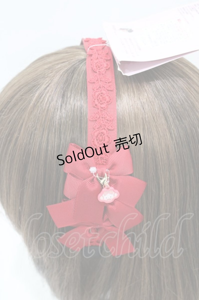 画像3: m petit by misako / AMハローキティ/カチューシャ  レッド H-26-05-07-1008-LO-AC-NS-ZH (3)