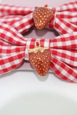 画像3: m petit by misako / AM2Pイチゴクリップ  レッド H-26-05-07-1011-LO-AC-NS-ZH (3)