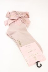 画像1: m petit by misako / AMCSNIロゴリボン  ピンク H-26-05-07-1016-LO-ZA-NS-ZH (1)
