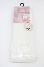 画像1: m petit by misako / AMCSレーシーリボンレース  白 H-26-05-07-1023-LO-ZA-NS-ZH (1)