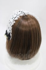 画像2: m petit by misako / AM*レースHD  ブラック H-26-05-07-1004-LO-AC-NS-ZH (2)