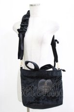 画像1: m petit by misako / AM* NIベロアリボン2WAY  ブラック H-26-05-07-055-LO-BG-NS-ZH (1)