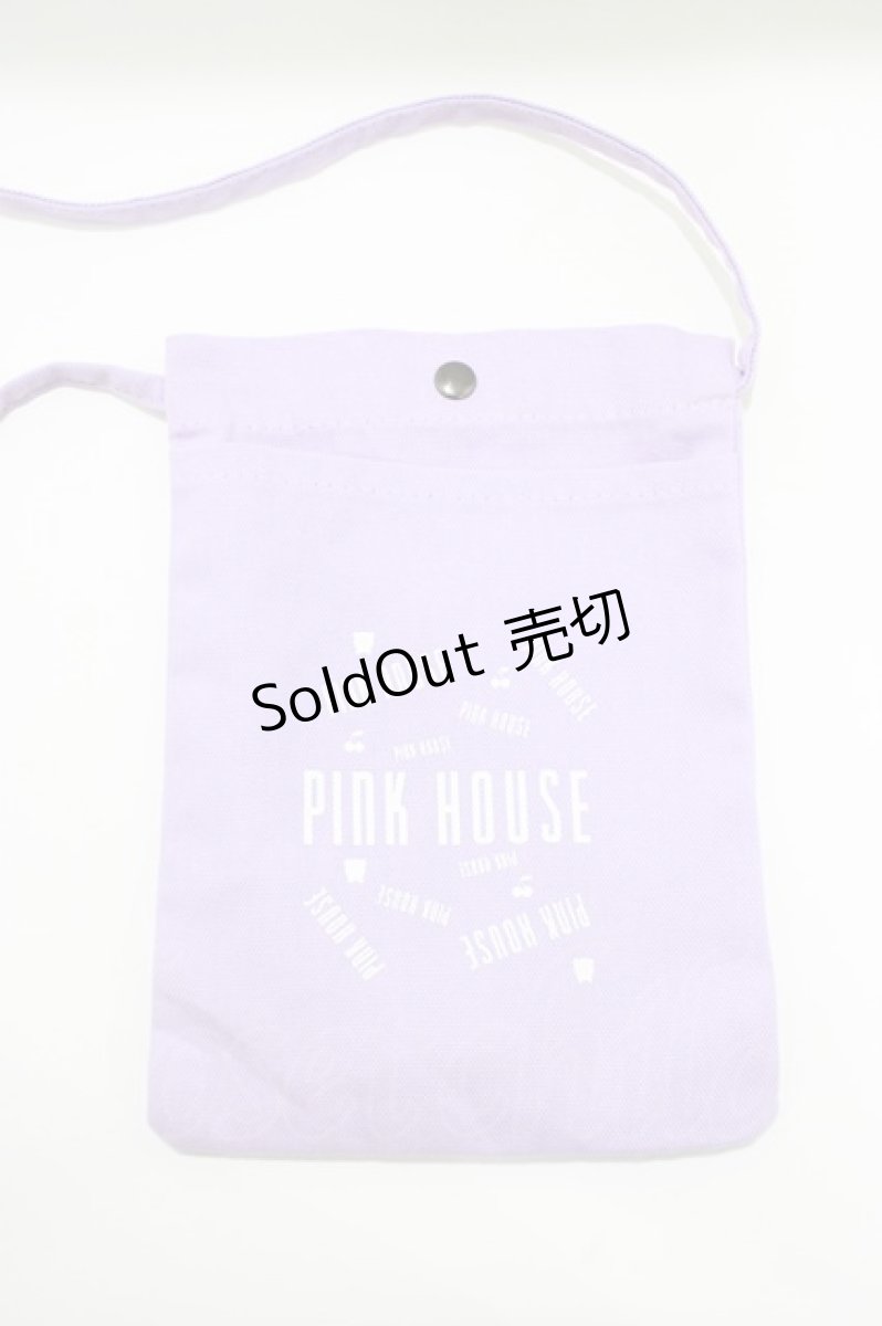画像2: PINK HOUSE / ロゴサコッシュ  ラベンダー H-26-05-07-064-LO-BG-NS-ZH (2)
