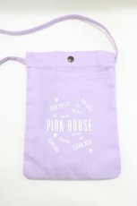 画像2: PINK HOUSE / ロゴサコッシュ  ラベンダー H-26-05-07-064-LO-BG-NS-ZH (2)